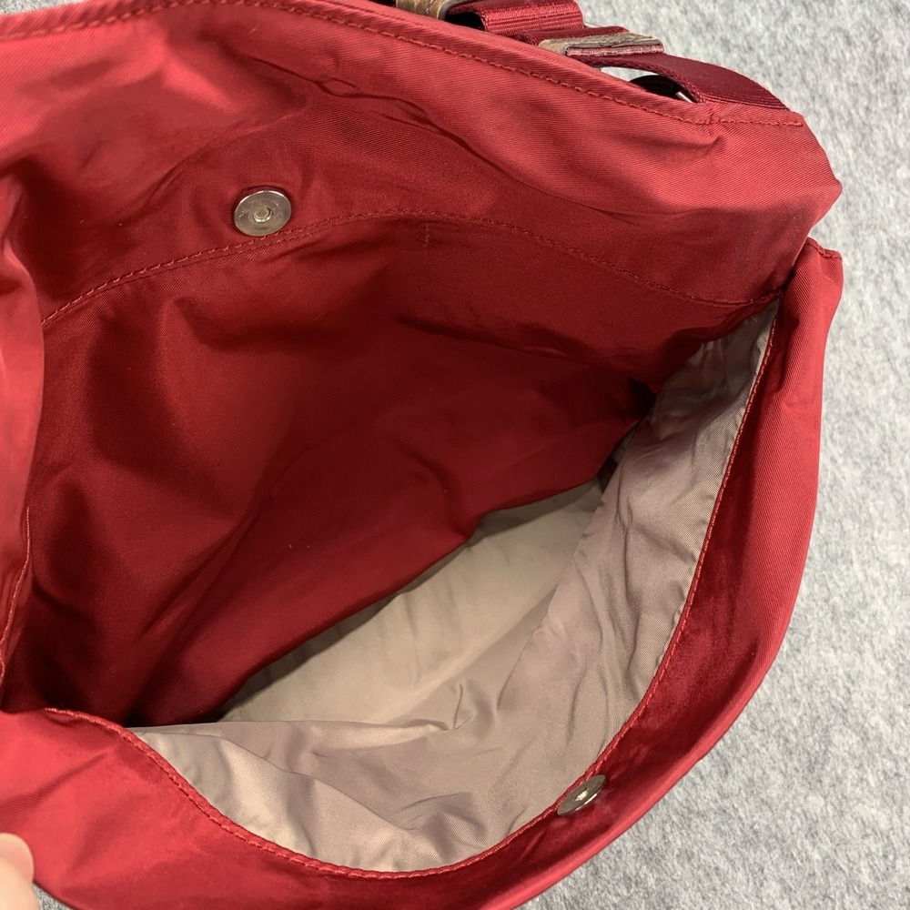 TUMI Voyageur Sumatra Crossbody Travel Bag Burgundy Red - Picture 11 of 16